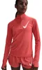 Nike NK SWOOSH HBR HZ Damen Mid Layer Lauf-Shirt mit Produktbild-Vorschau 3
