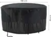 Gartenmöbelhülle rund wasserabweisend – 180 cm x 90 cm – Produktbild-Vorschau 2