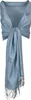 Halstuch Schal mit Hirschkopf Motiv 185 x 70 cm | Hellblau Produktbild-Vorschau 1