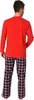 Herren Schlafanzug lang, Pyjama mit Flanell-Hose in Produktbild-Vorschau 4