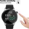 A smartwatch screen protector is shown being applied to a smartwatch. Produktbild-Vorschau