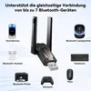 Bluetooth 6.0 Adapter USB Dongle für PC,USB Bluetooth Stick Produktbild-Vorschau 2
