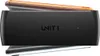 A product shot of a black electronic device with an orange light strip on top. Voir les images du produit