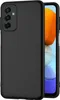 A black phone case is shown with a smartphone screen visible behind it. Podgląd zdjęcia produktu