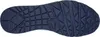 The underside of a blue sneaker. Voir les images du produit