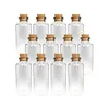 Mini Glasflaschen mit Korken 10ml ( 8er Pack ) - Kleine Produktbild-Vorschau 3