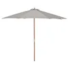 Outsunny Holz Sonnenschirm Holzschirm Gartenschirm Produktbild-Vorschau 4