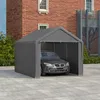 XINZI Garagenzelt Carport Zeltgarage Winterfest, Aluminium  Produktbild-Vorschau 9