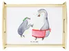 Mr. & Mrs. Panda Tablett Pinguin mit Kind - Weiß - Produktbild-Vorschau 1