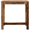 vidaXL Barový stôl vzhľad starého dreva 102x50x103,5 cm Náhľad obrázku produktu 4