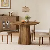 A dining table set in a dining room with chairs, a sideboard, and a pendant light. Náhľad obrázku produktu