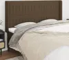 vidaXL Kopfteil mit Ohren Dunkelbraun 163x16x118/128 cm Produktbild-Vorschau 2