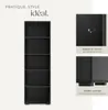 Bibliothèque Lexi 5 étagères - noir Voir les images du produit 3