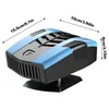 A product shot of a car heater with dimensions indicated. Produktbild-Vorschau