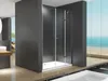 BuyLando Anna 160x195 cm Duschtür Nischendusche Klarglas Produktbild-Vorschau 1