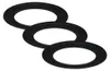 3 x Briloner LED Einbauleuchten Schwarz rund Ø12cm IP44 7W Productafbeelding-voorbeeld 1