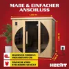 HECHT Infrarot Sauna Fantasy | 12 Heizstrahler | 3450 W | Produktbild-Vorschau 5