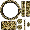 8pcs Sonnenblume Lenkradabdeckung Auto Sitzgürtel Armlehne Produktbild-Vorschau 1