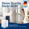Bagnoxx 2x 2m Duschdichtung versetzt, Magnet Dichtung für Produktbild-Vorschau 3