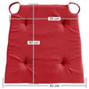 sleepling - Lot de 2 coussins de chaise, pour l'intérieur Voir les images du produit 2