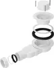 An exploded view of a shower drain assembly, showing all its individual components. Podgląd zdjęcia produktu