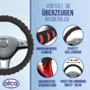 alca® Lenkradhülle SOFT rot 37-39 cm weicher Schaumstoff Produktbild-Vorschau 4