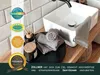 10er Set Seiftücher, Baumwolle, 30x30 cm, grau Produktbild-Vorschau 5