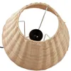 Lindby Tischleuchte Zyralia, holzfarben, Rattan, Ø 30 cm Produktbild-Vorschau 7