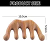 Holzkamm, Massagekamm aus Holz, Kopfhautmassagekamm aus Produktbild-Vorschau 2