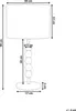 BELIANI Tischlampe Messing u. Beige Metall mit Stoffschirm Produktbild-Vorschau 3