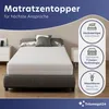 10cm Ergonomische 7-Zonen Kaltschaum Matratzenauflage Produktbild-Vorschau 3