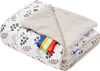 Boho Garden & Ecru Velvet Babydecke 75x100cm Produktbild-Vorschau 2