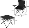 TRIZAND 2 Stück Campingstuhl Faltbar und Campingtisch - Produktbild-Vorschau 3