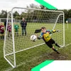 Fußballtor mit Torwand 240 x 170 x 85 cm Training für Produktbild-Vorschau 5
