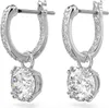 Swarovski Damen Constella Drop-Ohrhänger, Rundschliff, Produktbild-Vorschau 2