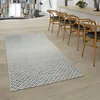In- & Outdoor Flachgewebe Teppich Geometrisch Skandi Rauten Produktbild-Vorschau 2
