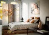 3-teiliger Einseitiger Vlies Paravent - Enchanted in Marble Produktbild-Vorschau 5