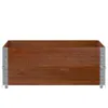 vidaXL Fioriera marrone 100x100 cm in legno di pino Anteprima dell’immagine prodotto 3