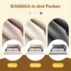 A collage showing three color options for a bed frame, with close-ups of the fabric and the bed frame itself. Anteprima dell’immagine prodotto