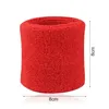 2 Stücke Sport Armband Einfarbig Saugfähigen Baumwolle Produktbild-Vorschau 6