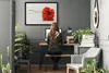 Bild 100x70 MDF-Rahmen Wandkunst Blumen Natur Natur Produktbild-Vorschau 3