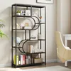 A bookshelf filled with decorative items and books in a room setting. Produktbild-Vorschau