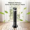 Turmventilator mit Fernbedienung & LED-Lichtleiste, leise, Produktbild-Vorschau 2