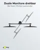 Goobay 59394, Klemme, 9 kg, 43,2 cm (17"), 81,3 cm (32"), Produktbild-Vorschau 6