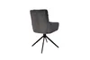 byLIVING Esszimmerstuhl 2er Set PURA / Grob-Cord dunkelgrau Produktbild-Vorschau 10