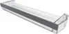 A clear, studio shot of a refrigerator door shelf. Produktbild-Vorschau