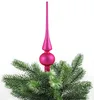 Christbaumspitze Echt Glas 26 x 6 cm Matt Glanz Produktbild-Vorschau 4