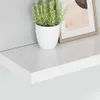 vidaXL Mensole sospese 2 pz. Bianco 50x23x3,8 cm MDF Anteprima dell’immagine prodotto 4