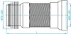SAT Brevis Stand- WC Kombi-WC Toilette Set spülrandlos mit Produktbild-Vorschau 15