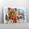 Bild auf Leinwand - Leinwandbild - Bär Berge Kinder Winter Produktbild-Vorschau 4